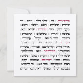 Torah Parshiot Parshas Weekly Readings in het Hebr (Voorkant)