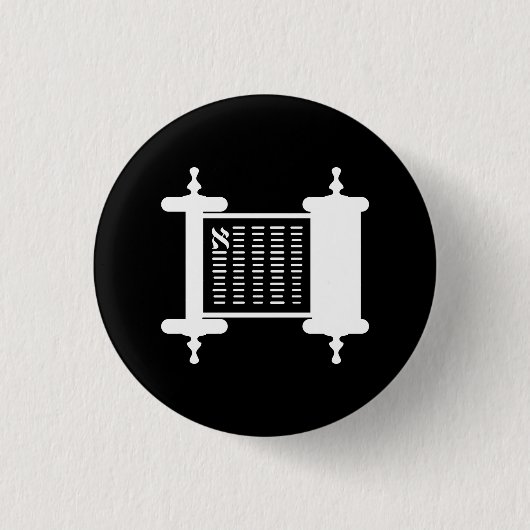 Torah Pictogram Button (Voorkant)