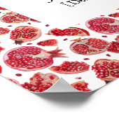 Torah Quote voor de joodse feestdag in Sukkot Poster (Hoek)