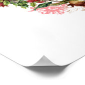 Torah Quote voor de joodse feestdag in Sukkot Poster (Hoek)