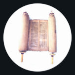 TORAH RONDE STICKER<br><div class="desc">VREDE IN DE AARDE</div>