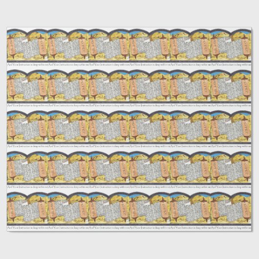 Torah Scroll Cadeaupapier (Vlak)