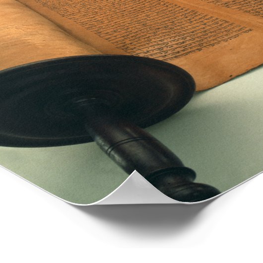 Torah scroll met Silver Crown finals Poster (Hoek)