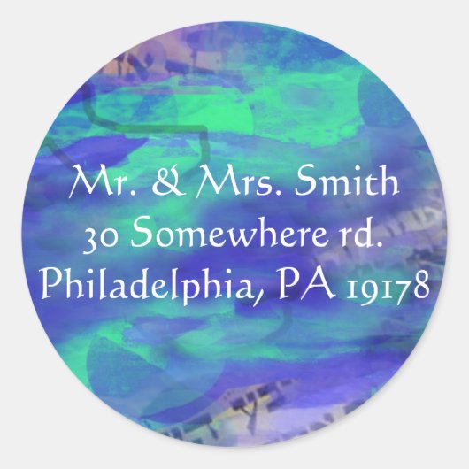 Torah Sticker Antwoordzegel (Voorkant)