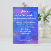 Torah & Tulips Bat Mitzvah Uitnodiging (Staand voorkant)