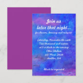 Torah & Tulips Bat Mitzvah Uitnodiging (Voorkant / Achterkant)