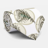 Toranado Light Tan Summer Design Man Necktie Stropdas (Opgerold)