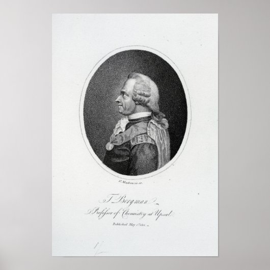 Torbern Olof Bergman Poster (Voorkant)