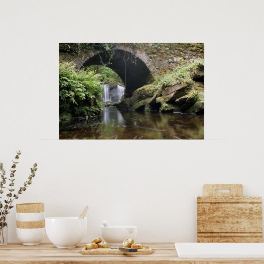 Torc Waterfall Bridge Poster (Keuken)