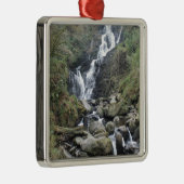 Torc Waterfall, Killarney Ireland Metalen Ornament (Rechts)