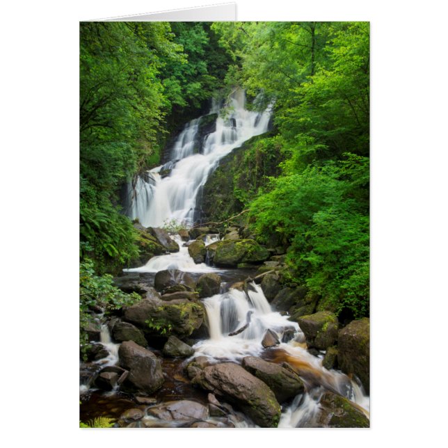 Torc waterfall schilderachtig, Ierland (Voorkant)