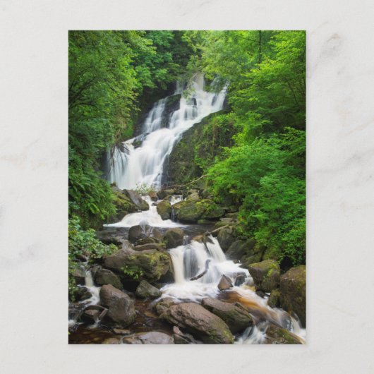 Torc waterfall schilderachtig, Ierland Briefkaart (Voorkant)
