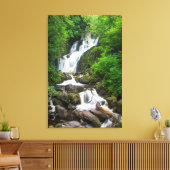 Torc waterfall schilderachtig, Ierland Canvas Afdruk (Insitu (Woonkamer))