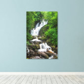 Torc waterfall schilderachtig, Ierland Canvas Afdruk (Insitu (Houten vloer))