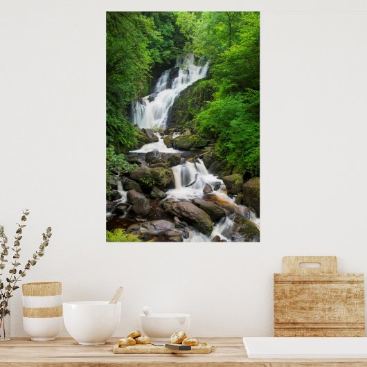 Torc waterfall schilderachtig, Ierland Poster (Keuken)