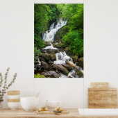 Torc waterval landschap, Ierland Poster (Keuken)