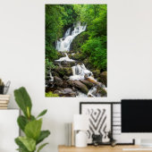 Torc waterval landschap, Ierland Poster (Thuiskantoor)