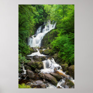 Torc waterval landschap, Ierland Poster