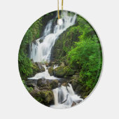 Torc-waterval landschappelijk, Ierland Keramisch Ornament (Links)