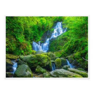 Torc Waterval Wandkunst Killarney Park Ierland Foto Afdruk