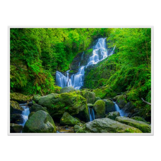 Torc-watervalposter | Killarney Park Ierland Perfect Poster (Voorkant)