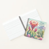 Torch Cactus Flower & Quote Notitieboek (Binnen)