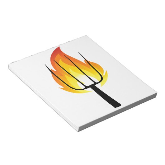 Torch en Pitchfork Notitieblok (Schuin)