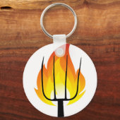 Torch en Pitchfork Sleutelhanger (Voorkant)
