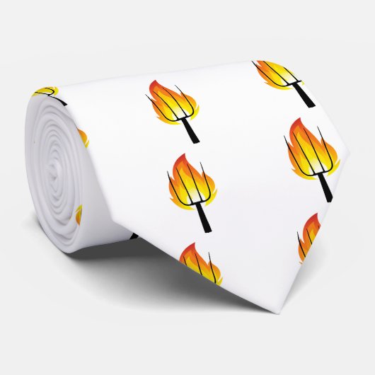Torch en Pitchfork Stropdas (Opgerold)
