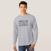 Torch Lake, half weg tussen de E... - Gepersonalis T-shirt (Voorkant volledig)