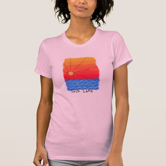Torch Lake Sunrise T-shirt (Voorkant)