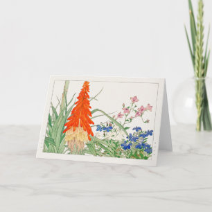 Torch lily, Lobelia, van Tanigami Konan Kaart