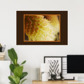 Torch Lily Red Hot Poker Flower Close-up foto Poster (Thuiskantoor)