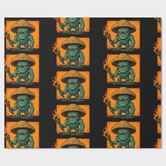 Torch & Temper-Mushroom Beast Cadeaupapier (Vlak)