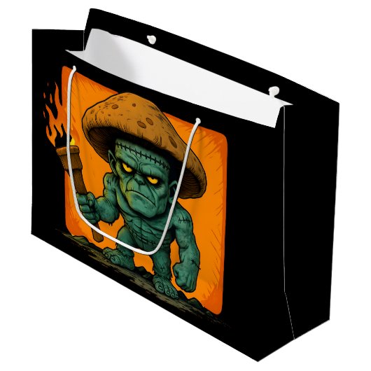 Torch & Temper – Mushroom Beast Design Groot Cadeauzakje (Voorkant Gekanteld)