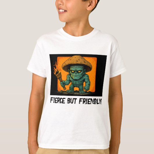 Torch & Temper – Mushroom Beast Design T-shirt (Voorkant)