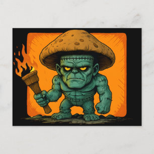 Torch & Temper-Mushroom Beast Feestdagenkaart