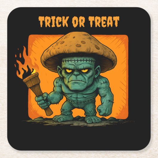 Torch & Temper-Mushroom Beast Kartonnen Onderzetters (Voorkant)