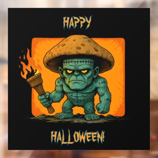 Torch & Temper-Mushroom Beast Raamsticker (Vel 2)