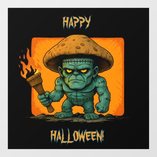 Torch & Temper-Mushroom Beast Raamsticker (Vel)