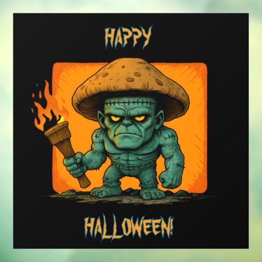 Torch & Temper-Mushroom Beast Raamsticker (Vel 3)