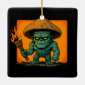 Torch & Temper – Mushroom Beest Design Keramisch Ornament (Achterkant)