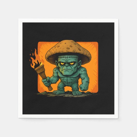 Torch & Temper – Mushroom Beest Design Servet (Voorkant)