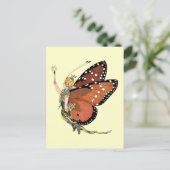 Torchading Pixie Fairy Briefkaart (Staand voorkant)