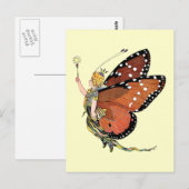 Torchading Pixie Fairy Briefkaart (Voorkant / Achterkant)