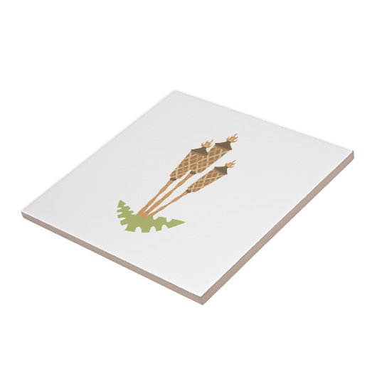 Torches Tegeltje (Zijkant)