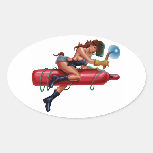 Torchin Ovale Sticker (Voorkant)