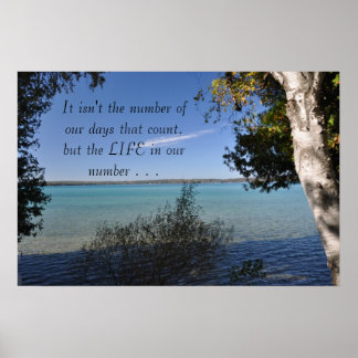 Torchmeer, MI Inspirerend Poster