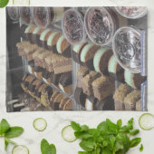 Torchon schaatsen. theedoek (Gevouwen)