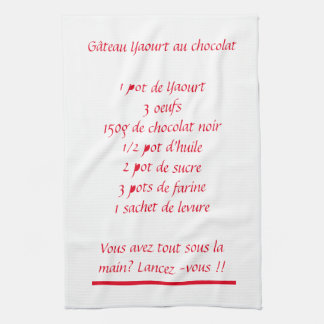 Torchons Recette Gâteau Yaourt Theedoek